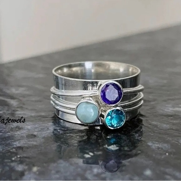 handmade Jewelry - Sterling silver & gemstone ring